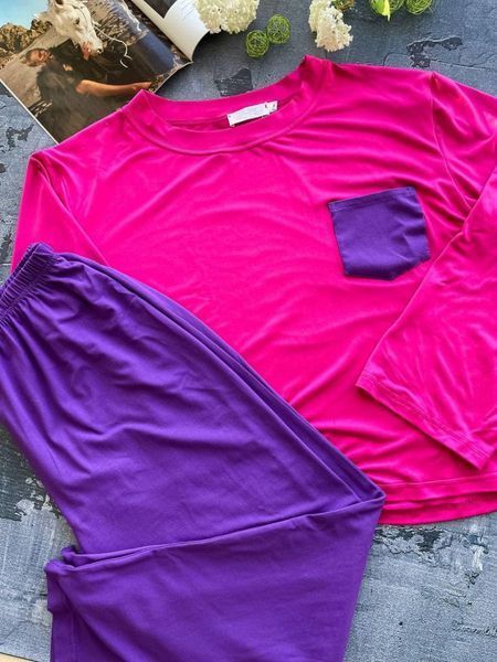 Яскрава піжама для дівчат PLUS SIZE 264203 фото