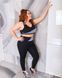 Жіночий спортивний костюм plus size FS1659 Чорний 259518 фото 4